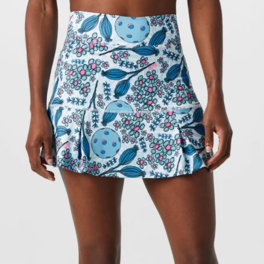 Pickleball Bella Bloomers Drop Pleat Skort NWT